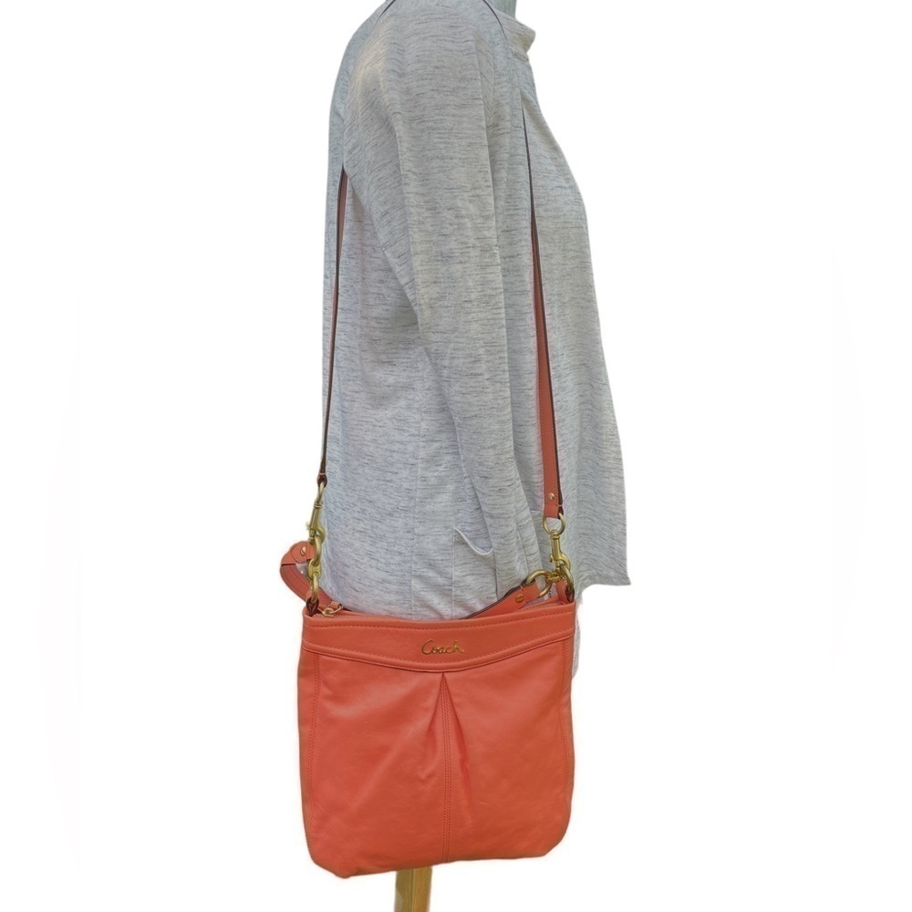 Coach Ashley Shoulder  Bag Peach